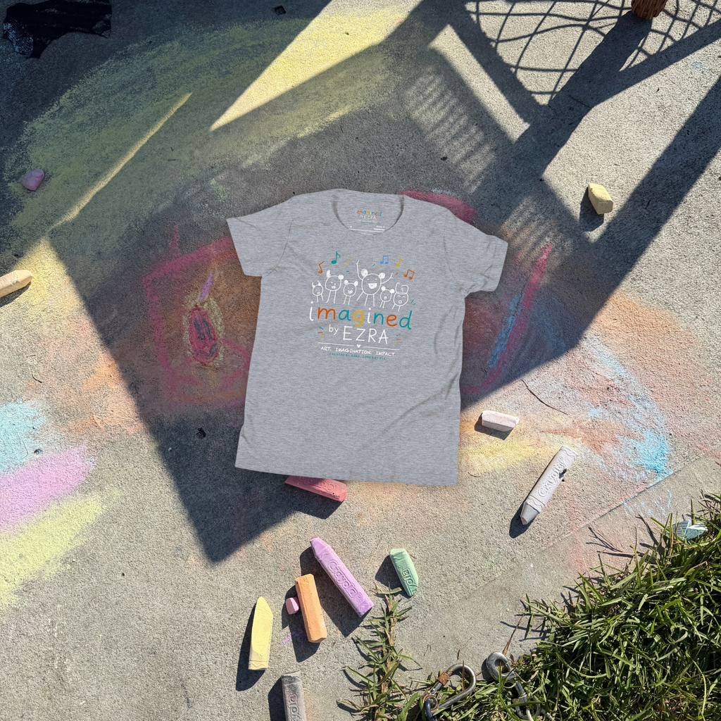 Imagined by Ezra Reverse Logo Youth Tee