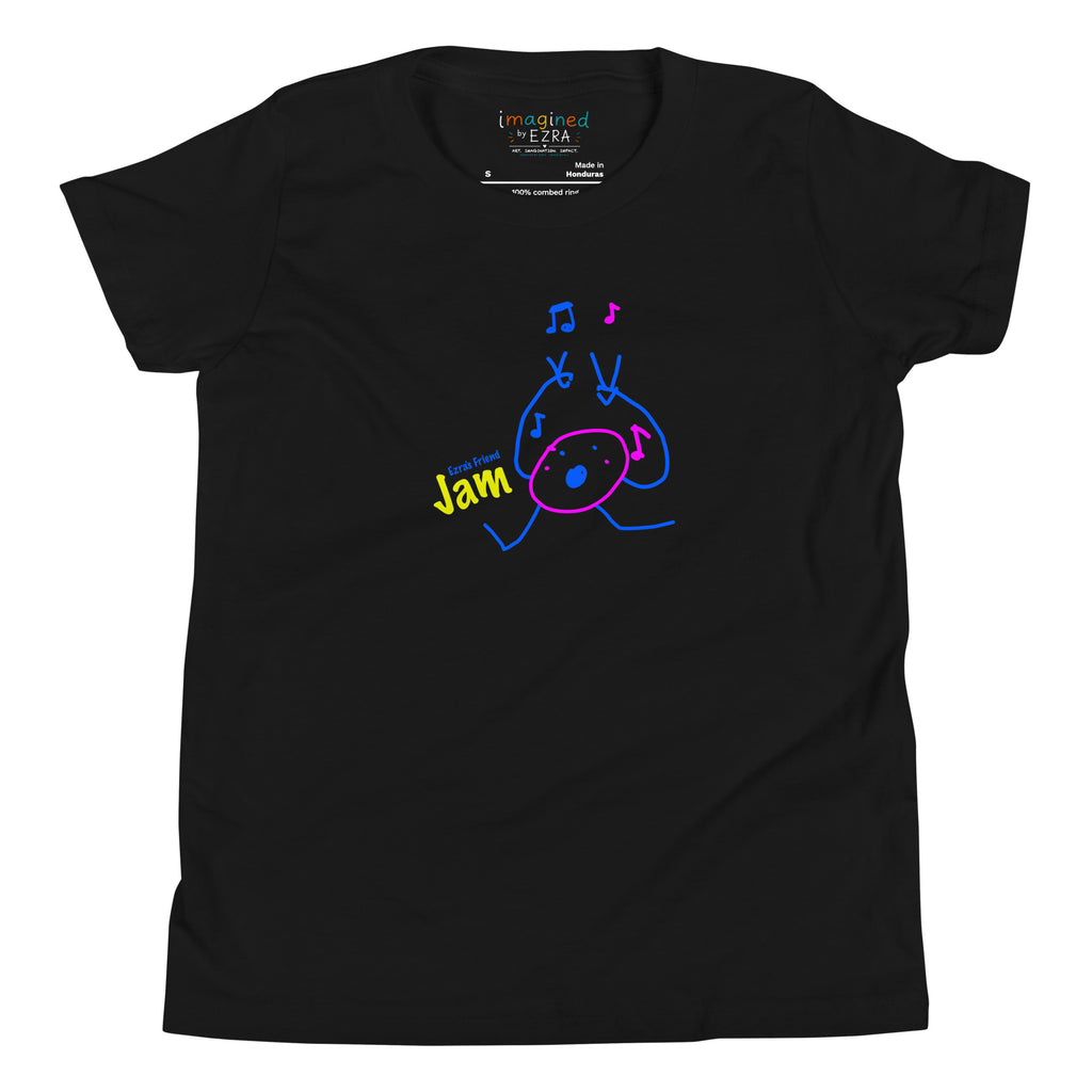 Jam Youth Tee featuring original artwork by Ezra